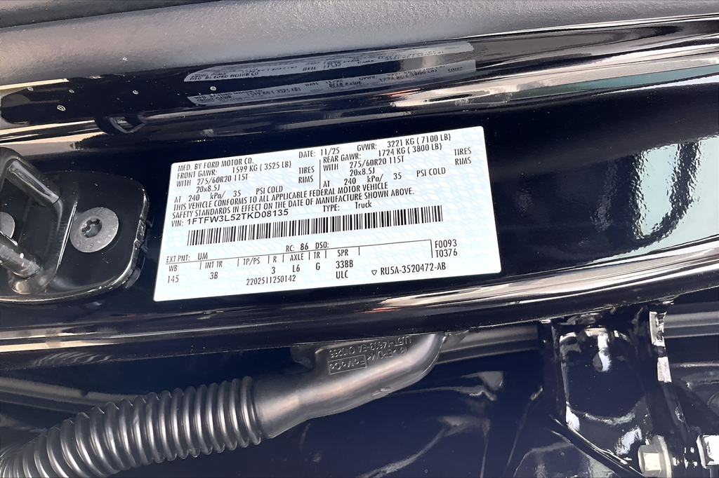 New 2026 Agate Black Metallic Ford XLT image 17