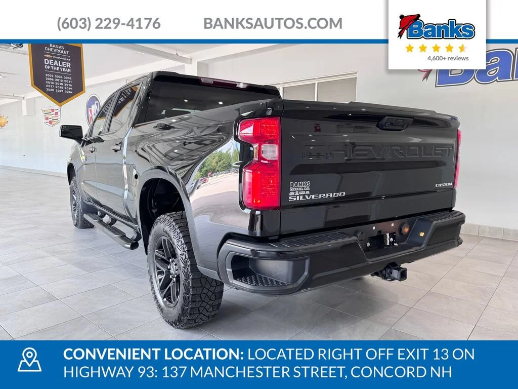 Certified Used 2024 Black Chevrolet Custom Trail Boss image 6
