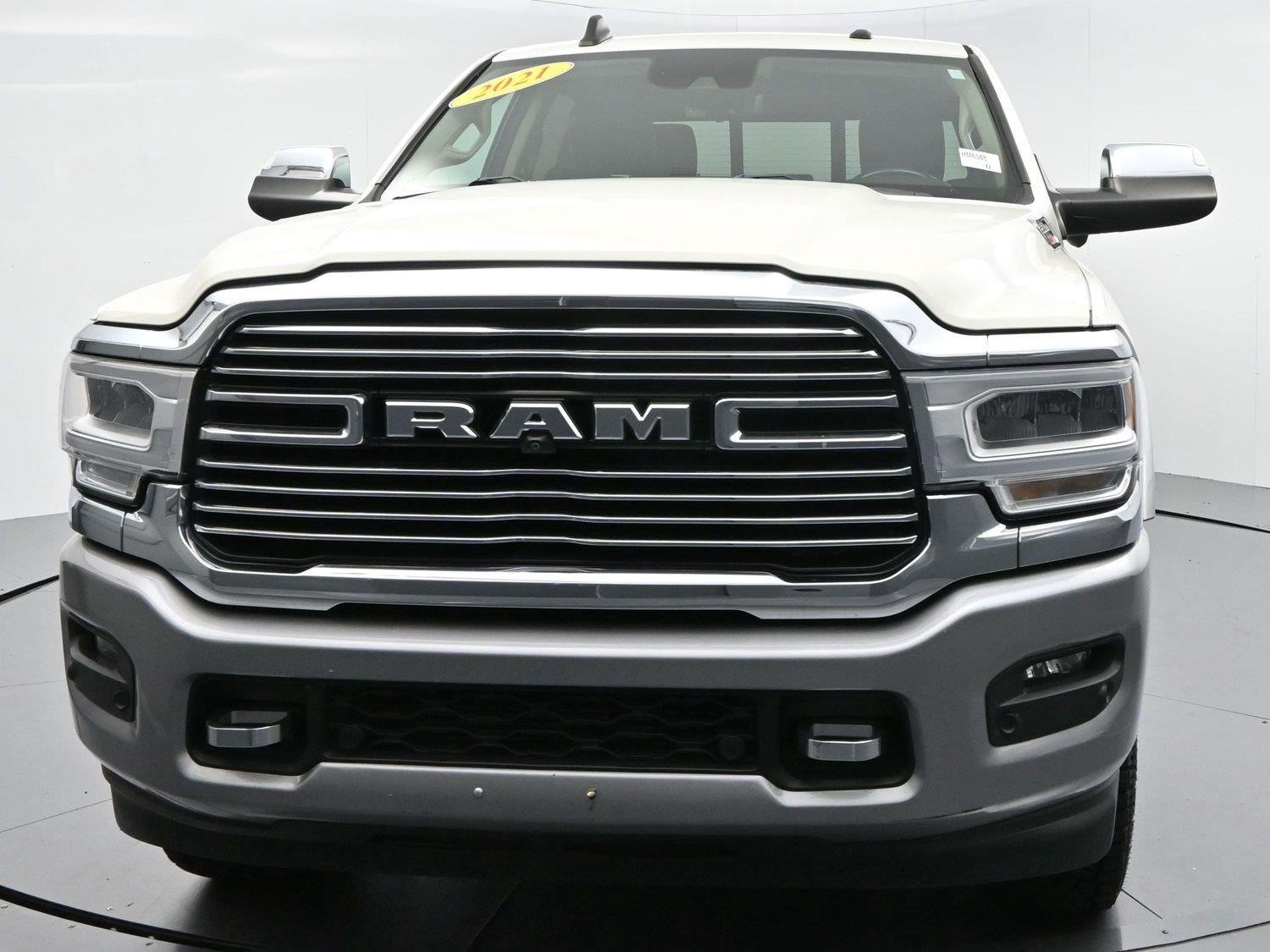 Used 2021 Pearl White Ram Laramie image 2