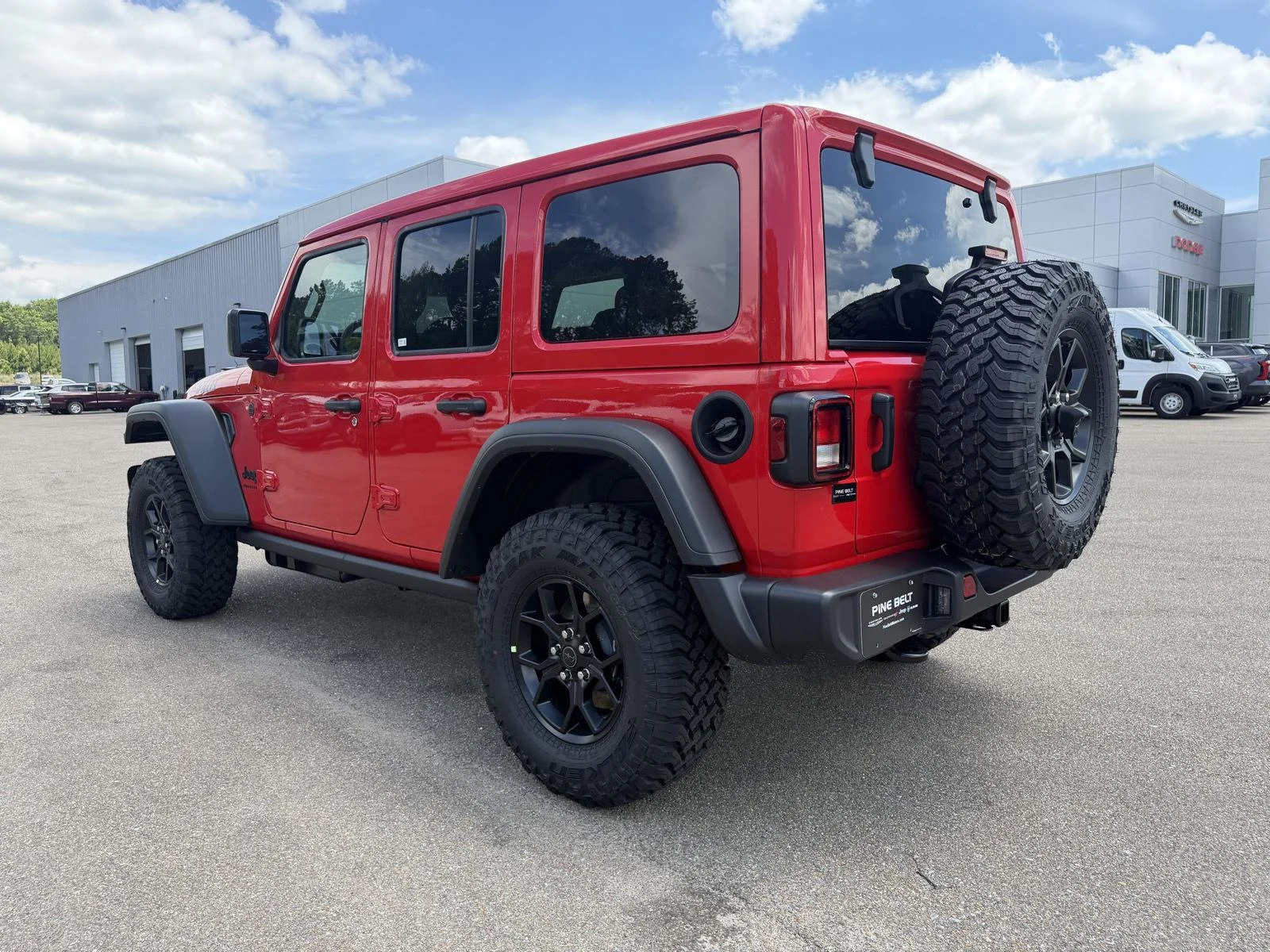 New 2026 Firecracker Red Clear-Coat Exterior Paint Jeep Willys image 4