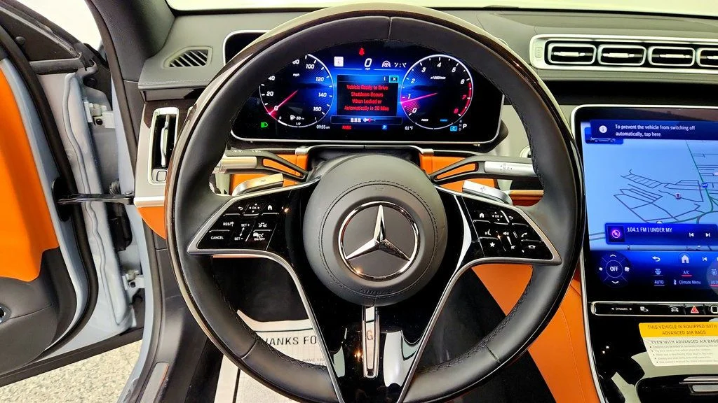 Used 2026 Cirrus Silver Metallic Mercedes-Benz S 580 4MATIC® Sedan w/ Nappa Leather & Wood Trim image 13