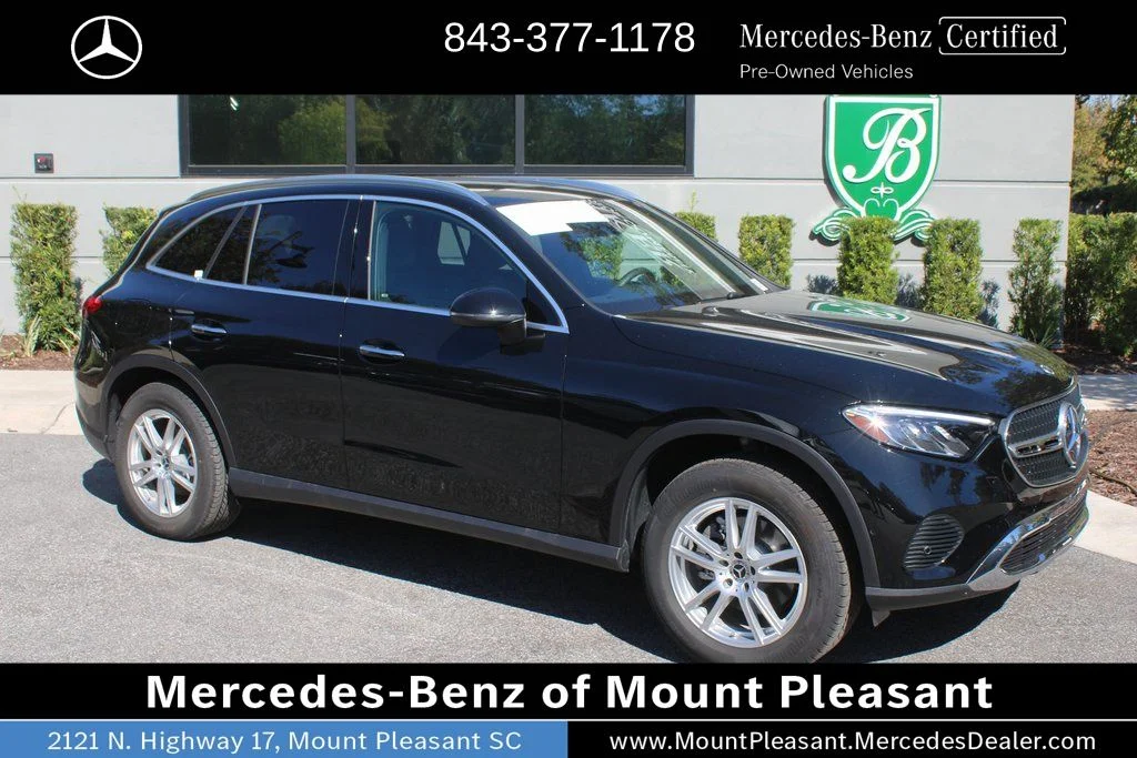 Certified Used 2025 Black Mercedes-Benz GLC 300 image 2