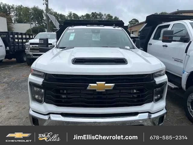 New 2025 Summit White Chevrolet Work Truck image 3