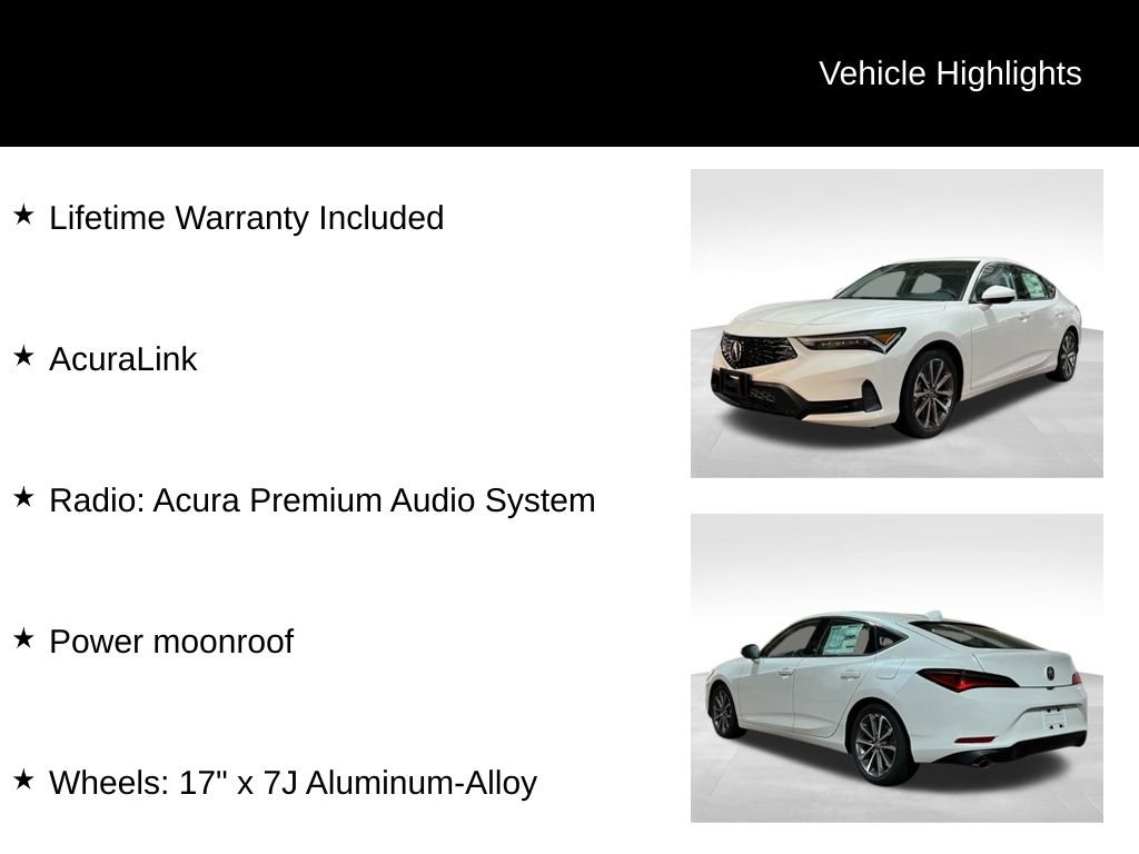New 2026 White Black Acura  image 5