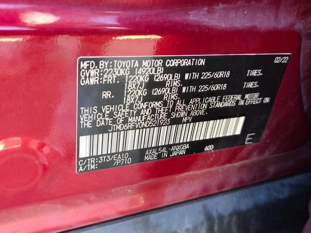 Used 2022 Red Toyota Limited image 6
