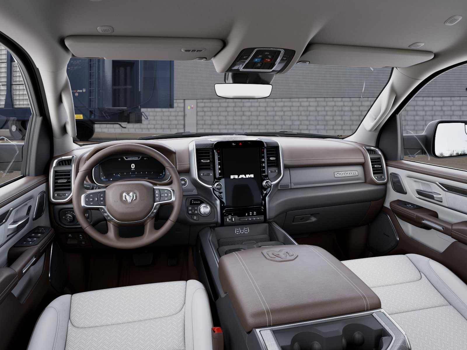 New 2027 Ivory White Tri-Coat Pearl-Coat Exterior Paint RAM LARAMIE image 8