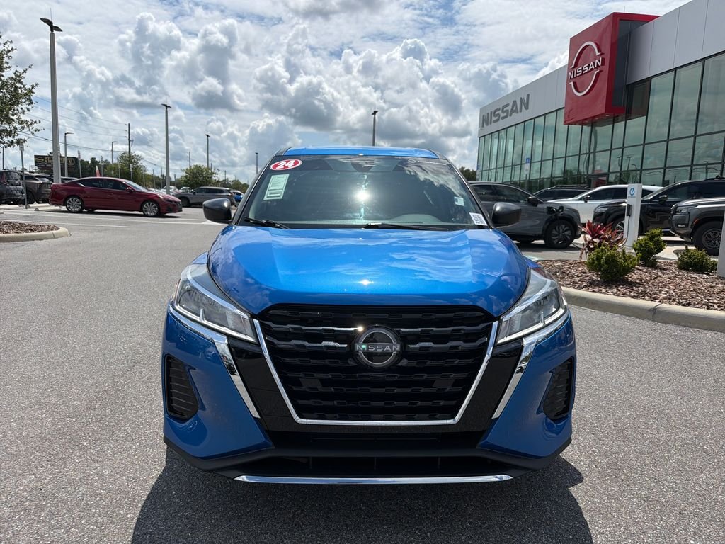 Certified 2024 Nissan Kicks S with VIN 3N1CP5BV0RL561820 for sale in Brooksville, FL
