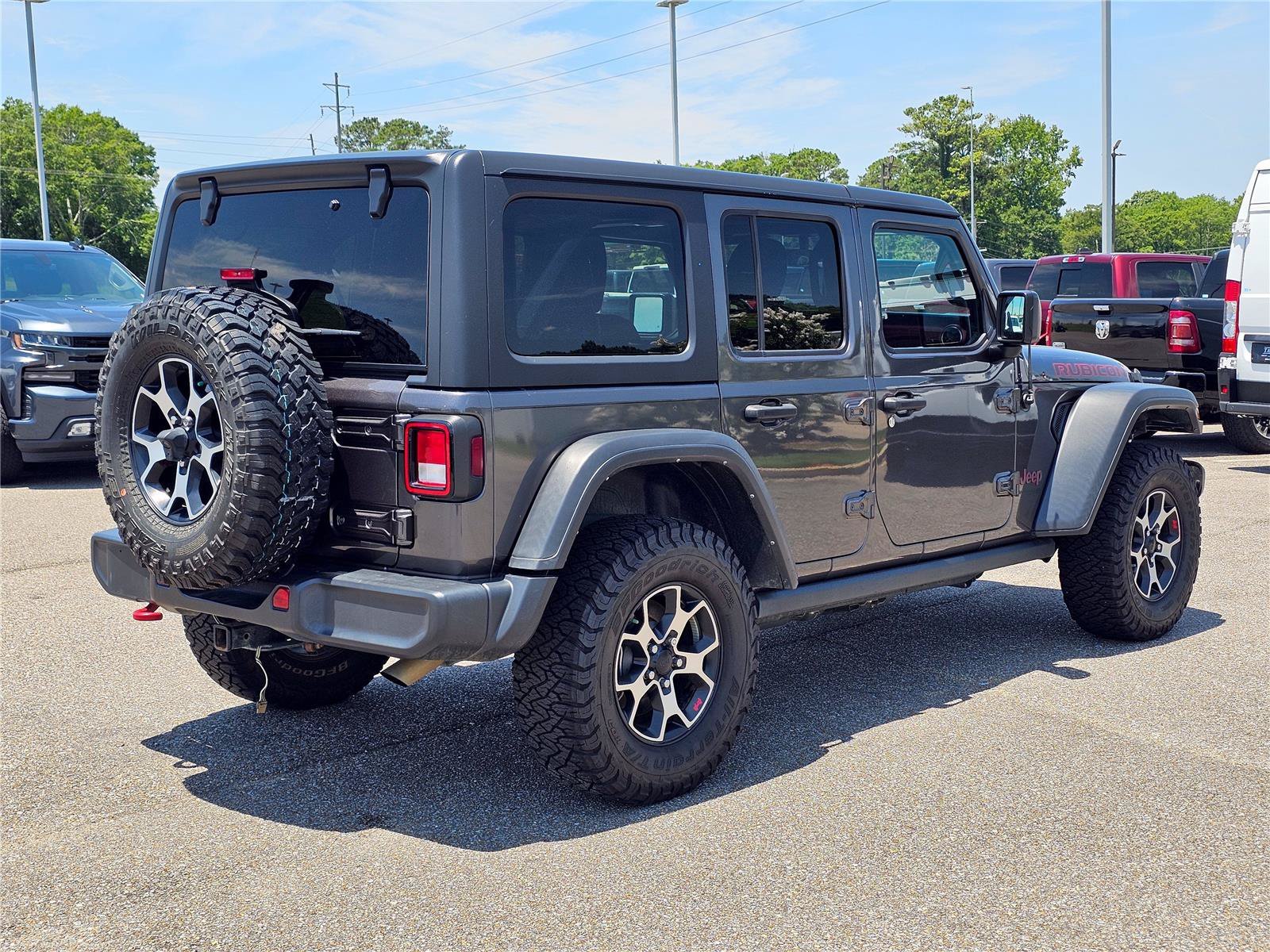 Used 2021 Granite Crystal Metallic Clearcoat Jeep Unlimited Rubicon image 10