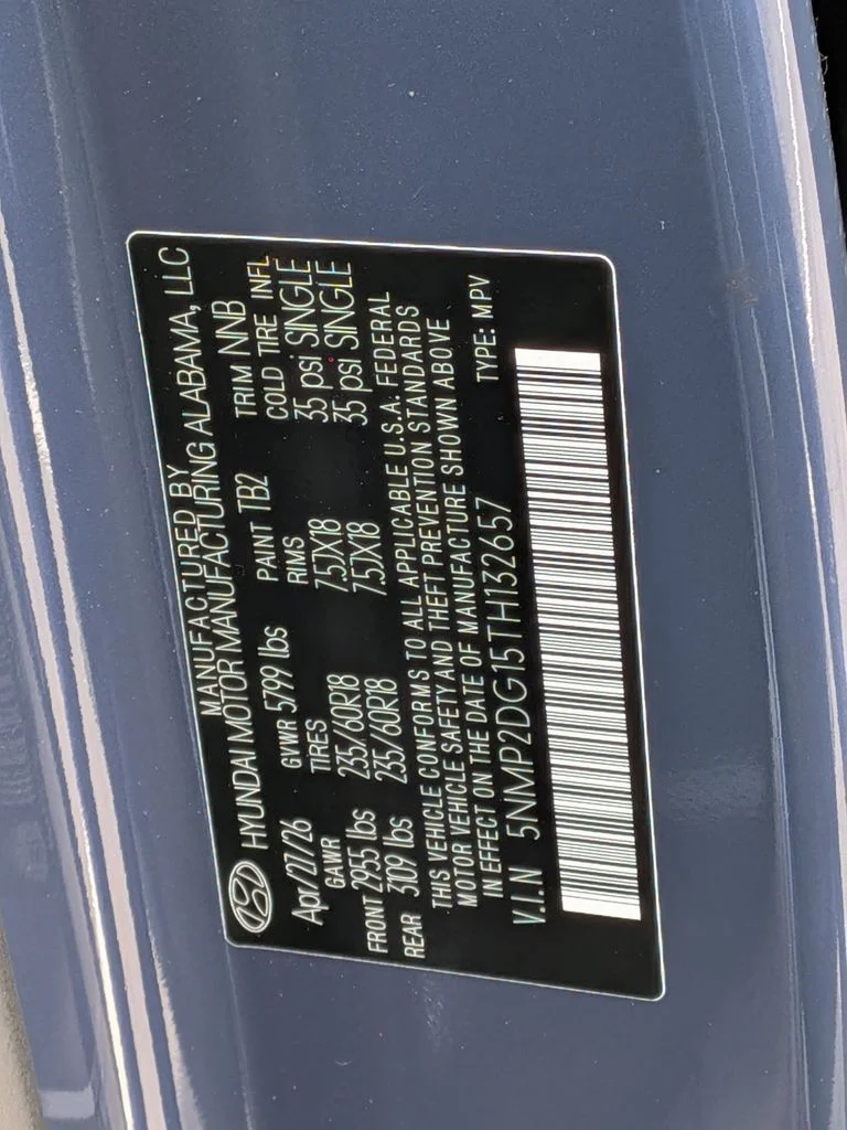 New 2026 Blue Hyundai SEL image 34
