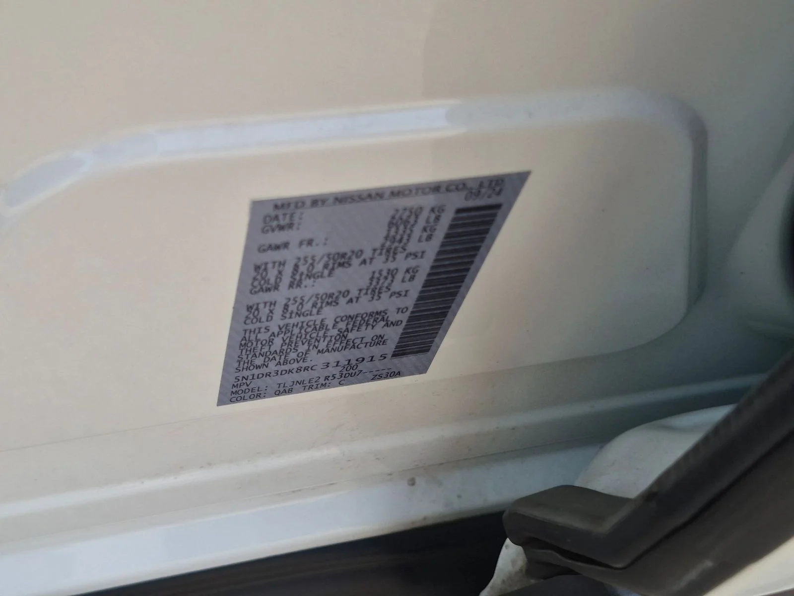 Certified Used 2024 Pearl White Nissan Platinum image 40