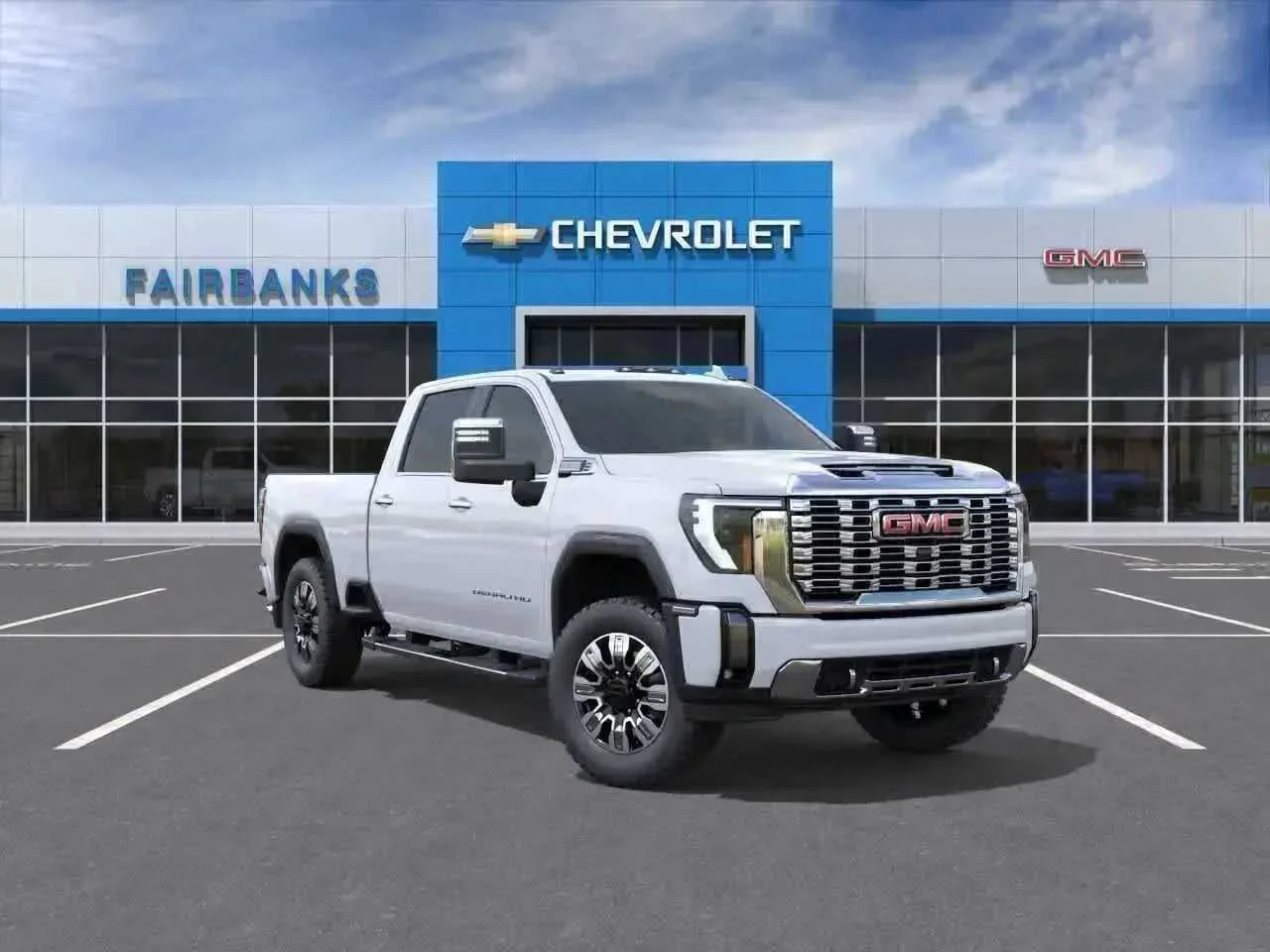 New 2026 Glacier White Tricoat GMC Denali image 1