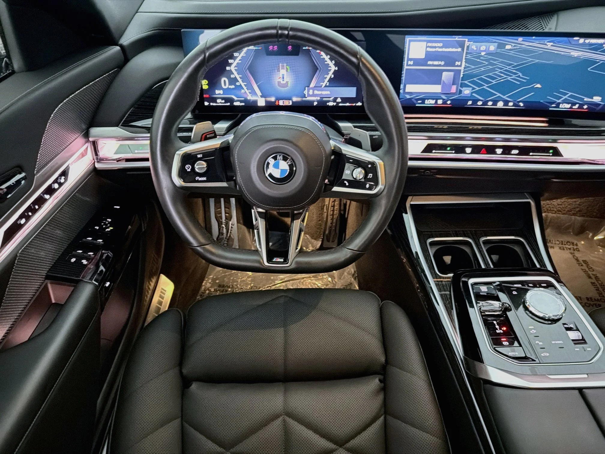 Used 2023 Mineral White Metallic BMW 740i image 17