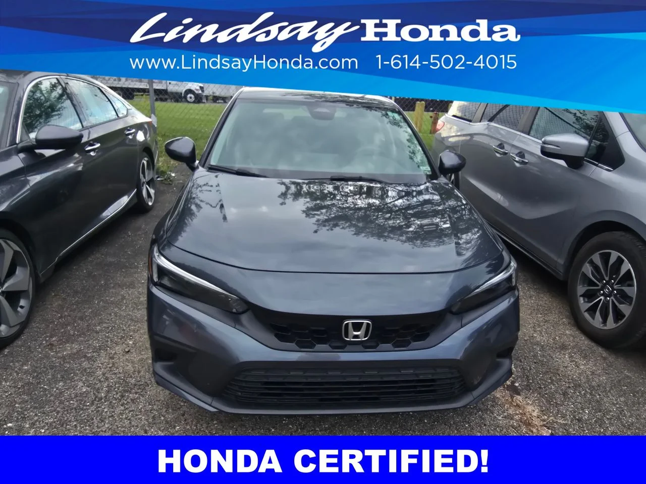 Certified Used 2023 Meteorite Gray Metallic Honda LX image 2