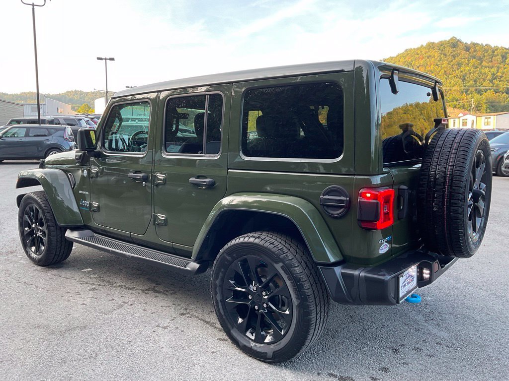 Used 2023 Green Jeep Sahara 4xe image 4