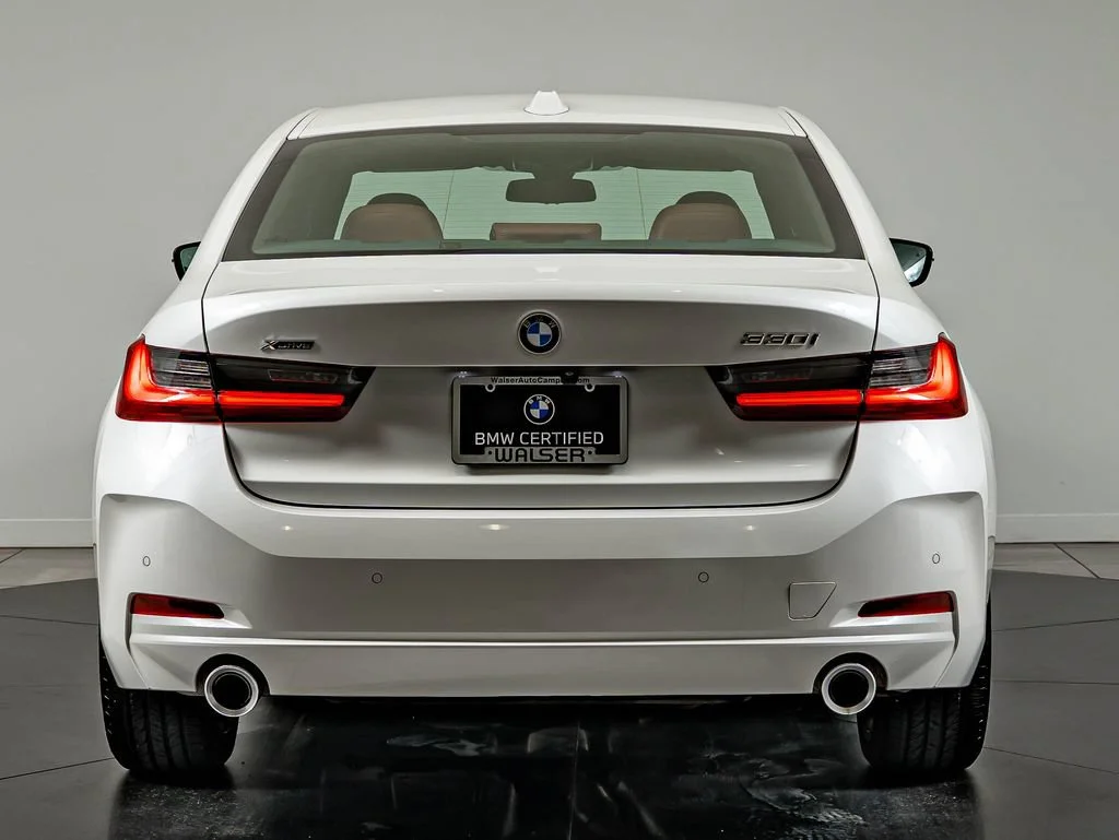 Certified Used 2025 Mineral White Metallic BMW 330i xDrive image 6
