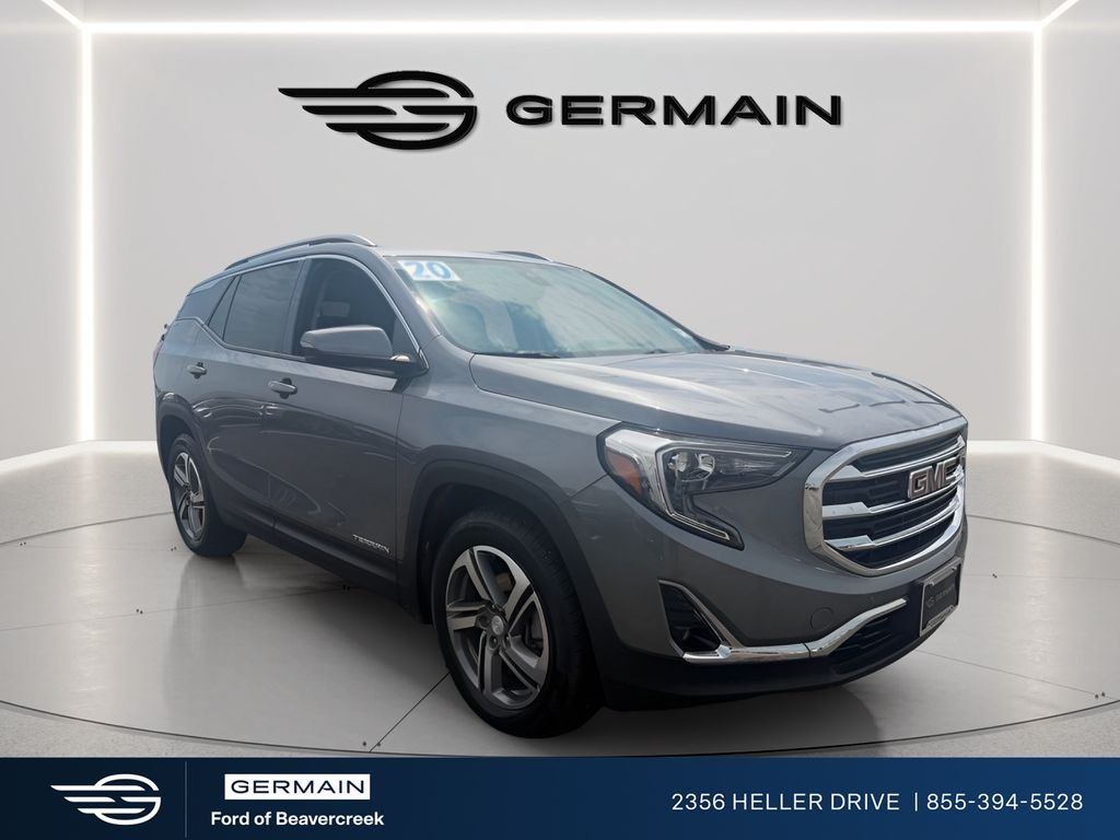 Used 2020 Steel Metallic GMC SLT image 2