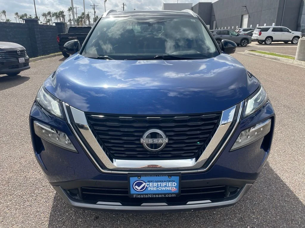 Certified Used 2023 Blue Nissan SL image 2