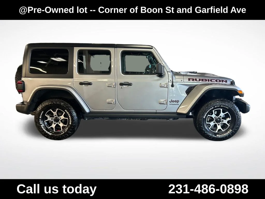 Used 2021 Silver Jeep Unlimited Rubicon image 6