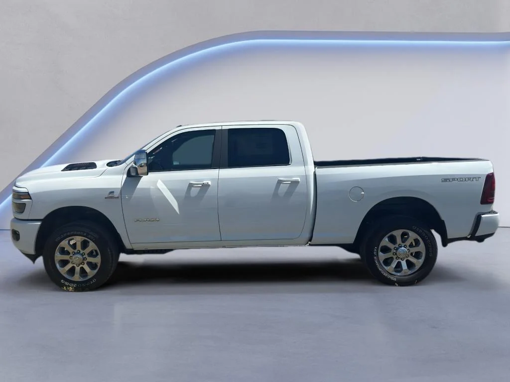 New 2026 Bright White Clear-Coat Exterior Paint RAM Laramie image 2