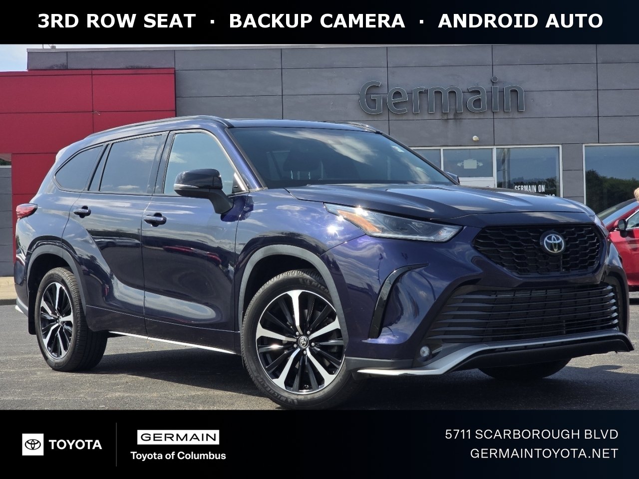 Used 2021 Blue Toyota XSE image 1