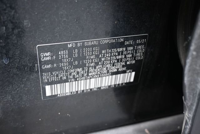 Used 2022 Black Subaru Touring image 18