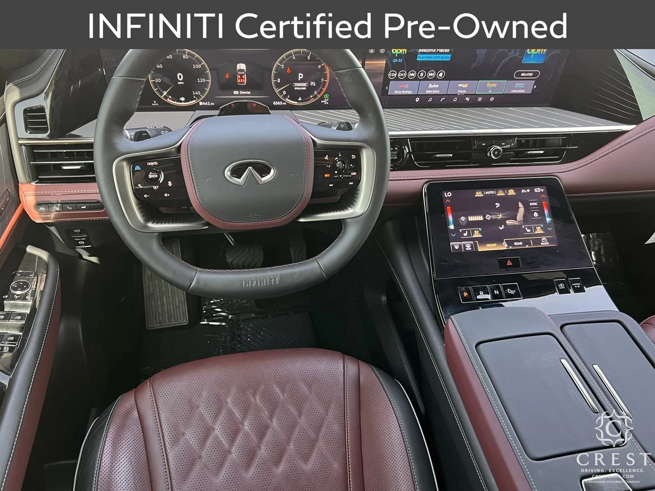 Certified Used 2026 Dynamic Metal Black Obsidian INFINITI AUTOGRAPH image 13