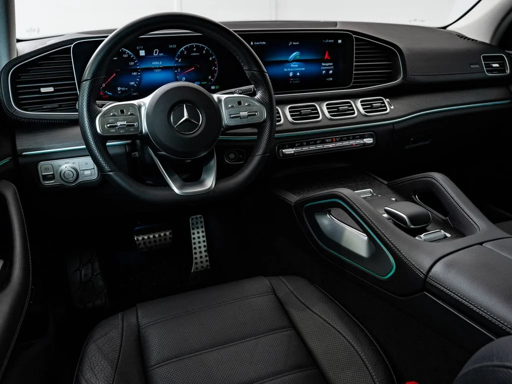 Certified Used 2023 Polar White Mercedes-Benz GLS 580 image 4