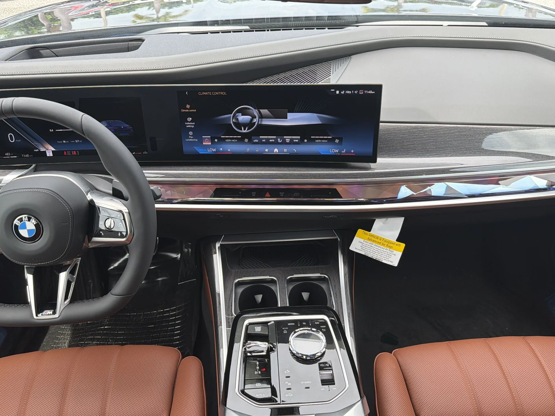 New 2026 Tanzanite Blue II Metallic BMW 740i xDrive image 16