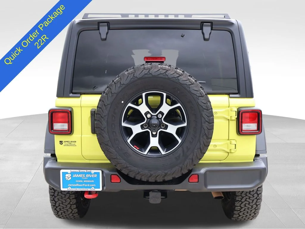 Used 2022 Yellow Jeep Unlimited Rubicon image 4