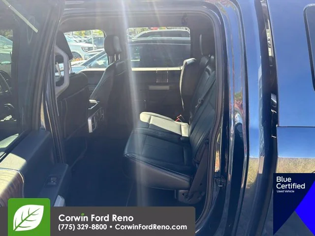 Used 2018 Blue Ford Lariat image 14