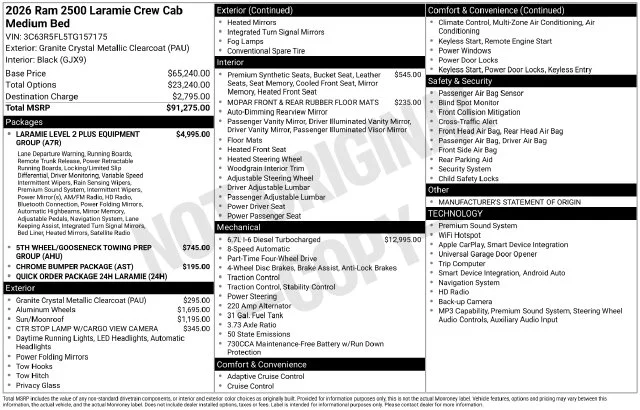 2026 RAM 2500 Laramie - Photo 38