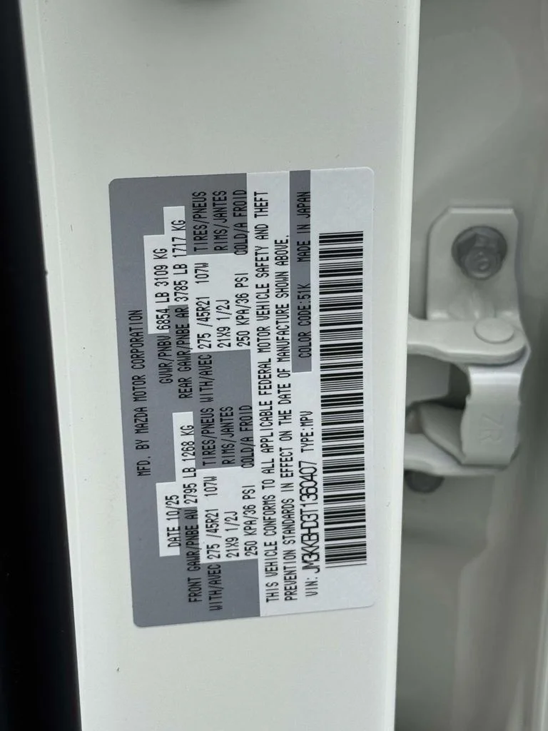 Certified Used 2026 White Mazda 3.3 Turbo Preferred image 31