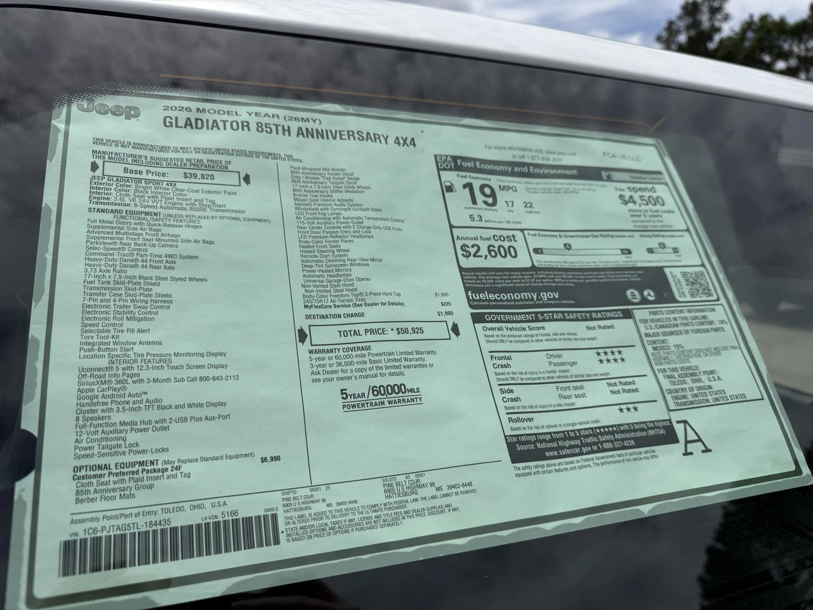 New 2026 Bright White Clearcoat Jeep 85th Anniversary Edition image 27