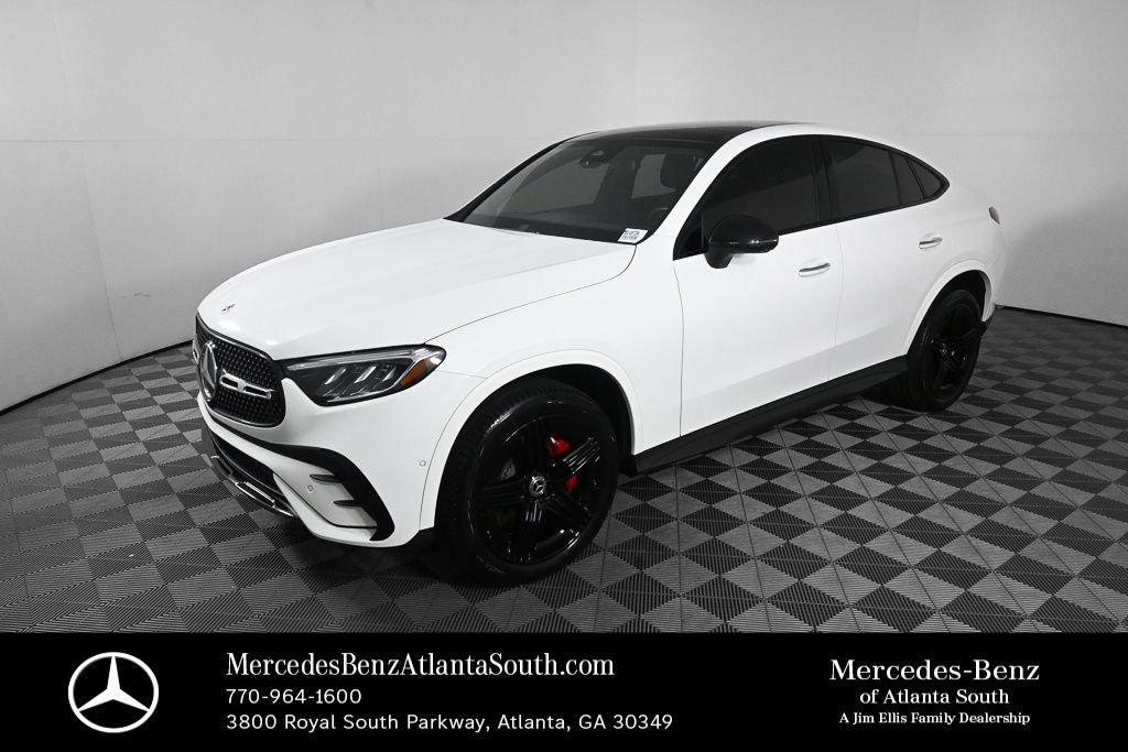 Certified Used 2024 White Mercedes-Benz GLC 300 Coupe image 1