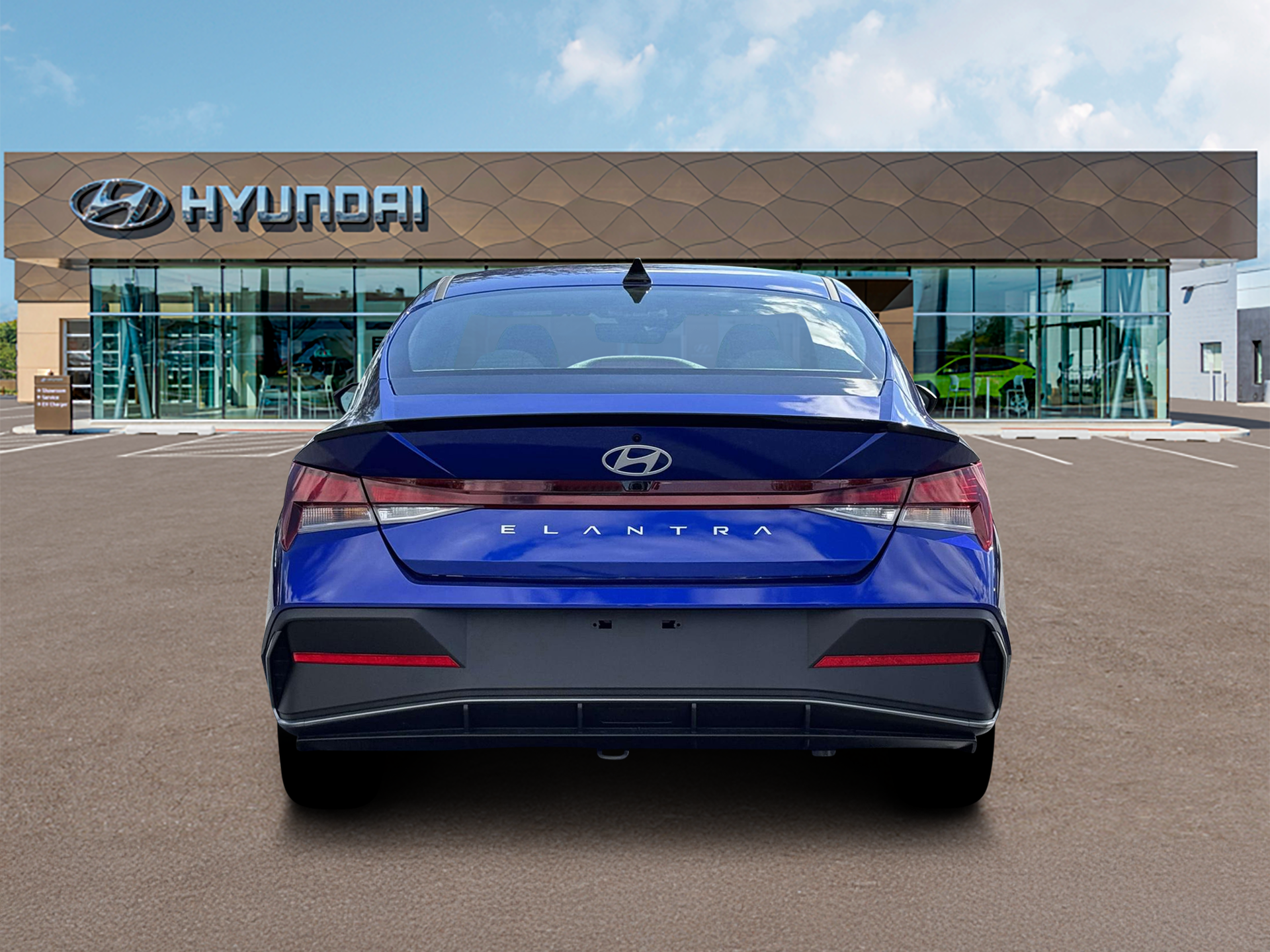 New 2026 Intense Blue Hyundai SEL Sport image 6
