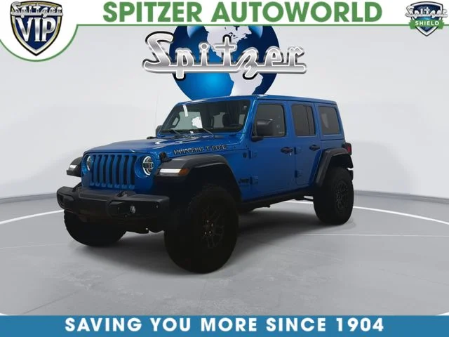 Used 2022 Blue Pearl Jeep Unlimited High Tide image 6