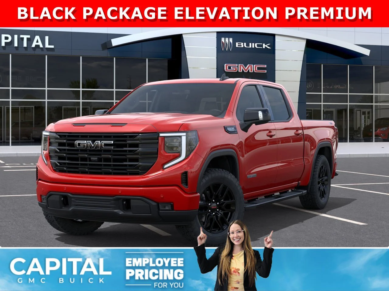 New 2026 CARDINAL RED GMC Elevation image 1