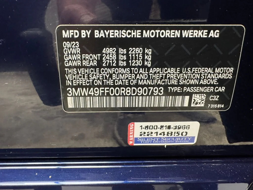 Used 2024 Blue BMW M340i xDrive image 30