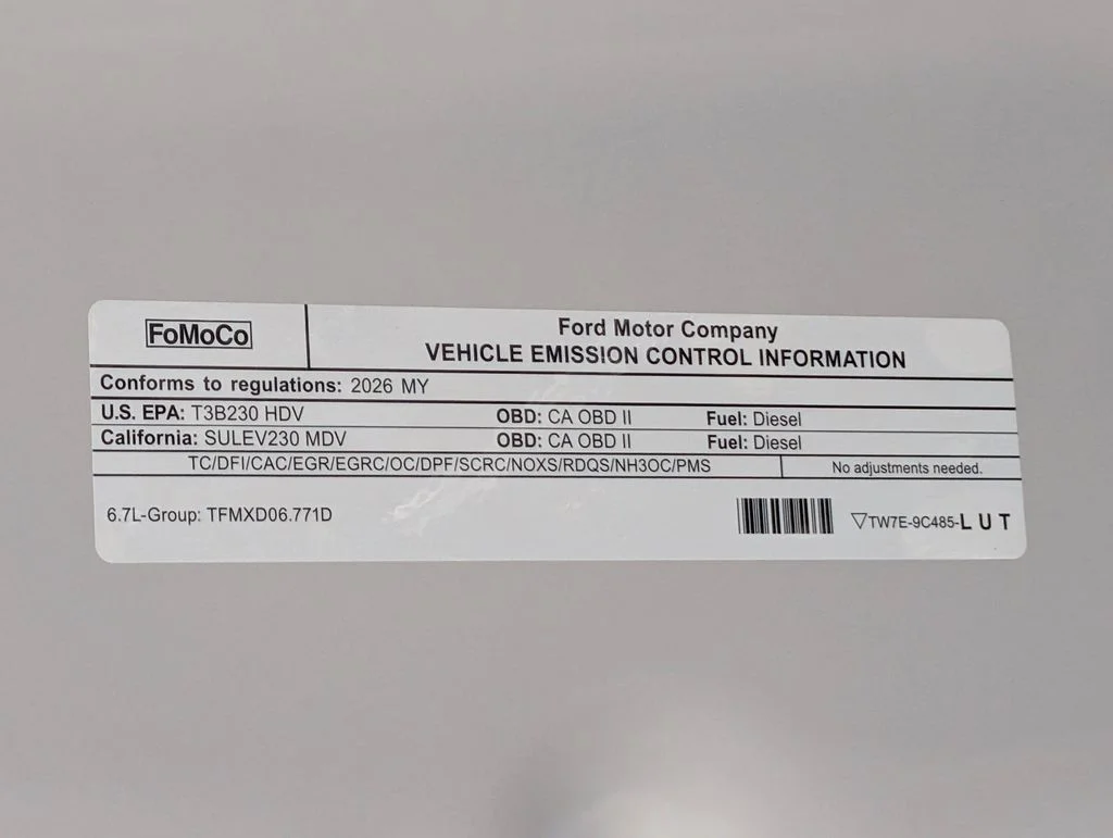 New 2026 Agate Black Metallic Ford F-250® XL image 30