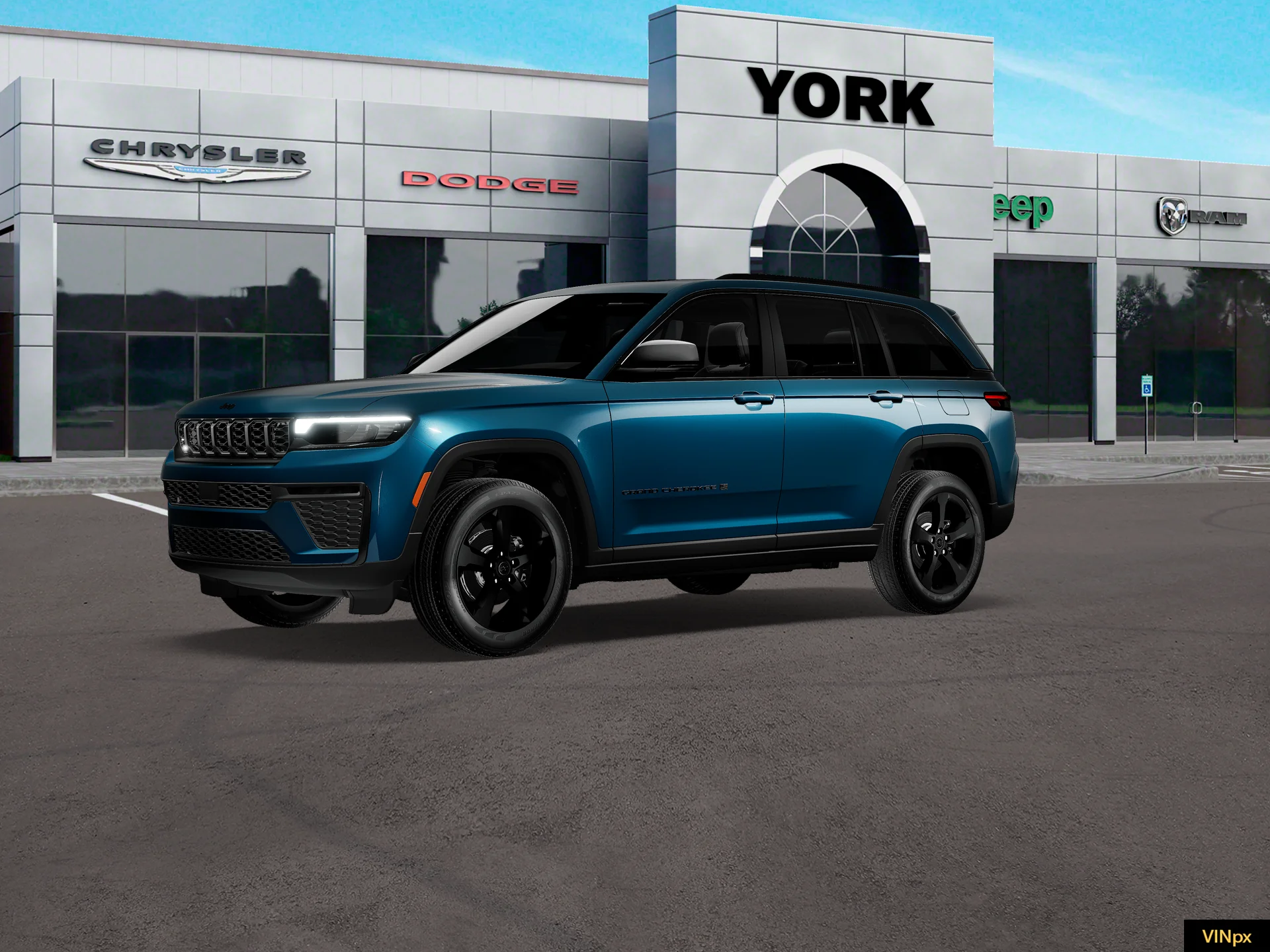 New 2027 Fathom Blue Pearl-Coat Paint Jeep Limited image 2