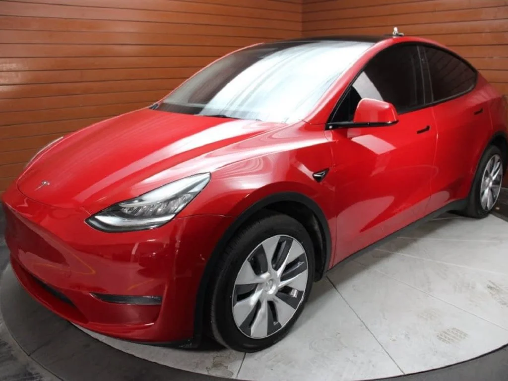 Used 2023 Red Multi-Coat Tesla Long Range image 36