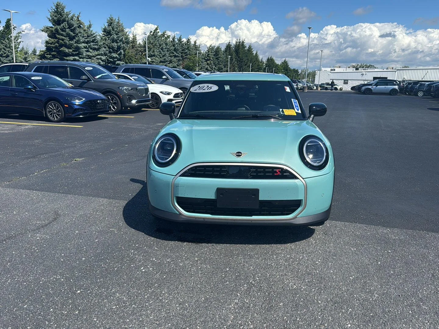 Used 2026 Ocean Wave Green Metallic MINI Cooper S image 8