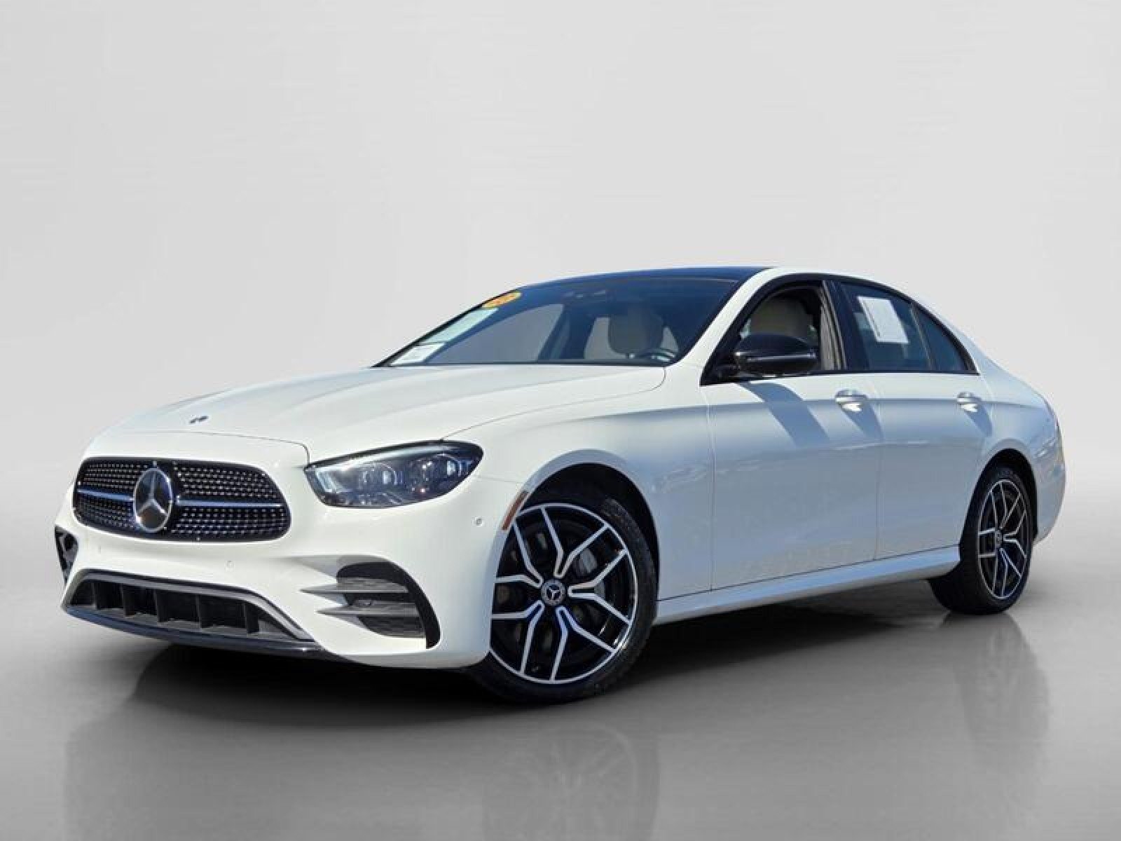 Certified Used 2023 Polar White Mercedes-Benz E 450 image 1