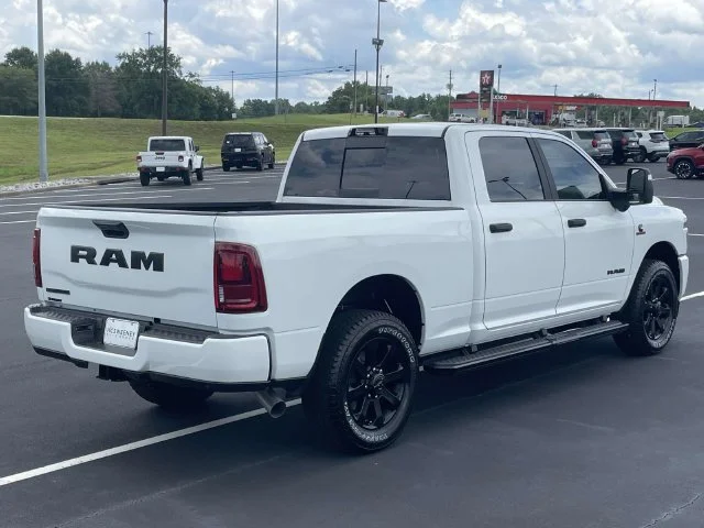 New 2025 Bright White Clear-Coat Exterior Paint RAM Big Horn image 3