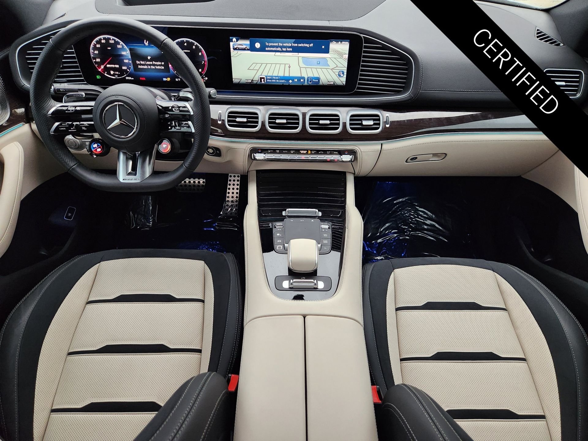 Certified Used 2026 MANUFAKTUR Cote D Azur Light Blue Metallic Mercedes-Benz GLE 53 AMG® image 2