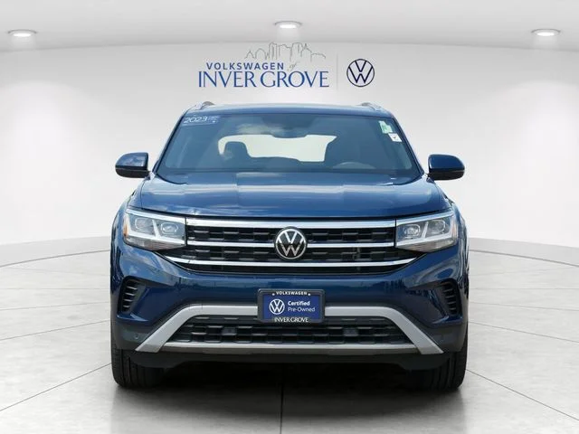 Certified 2023 Volkswagen Atlas Cross Sport SE w/Tech with VIN 1V2KC2CA5PC222542 for sale in Inver Grove Heights, Minnesota