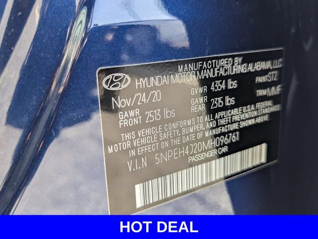Used 2021 Blue Hyundai Limited image 31