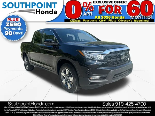 2026 Honda Ridgeline RTL