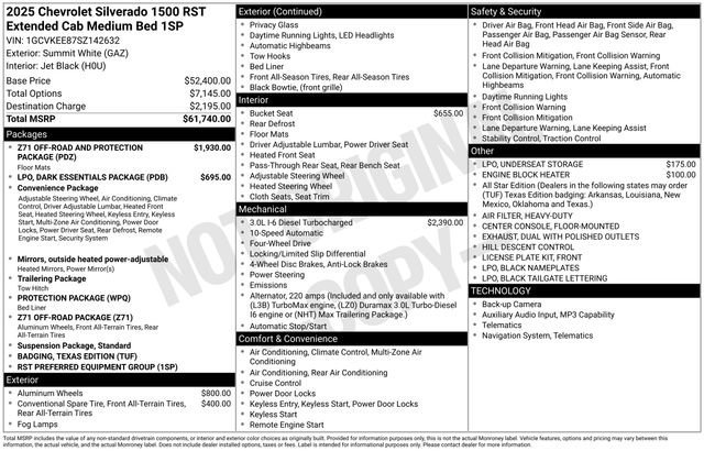 2025 Chevrolet Silverado 1500 RST 4X4 Double Cab Std Box's photo