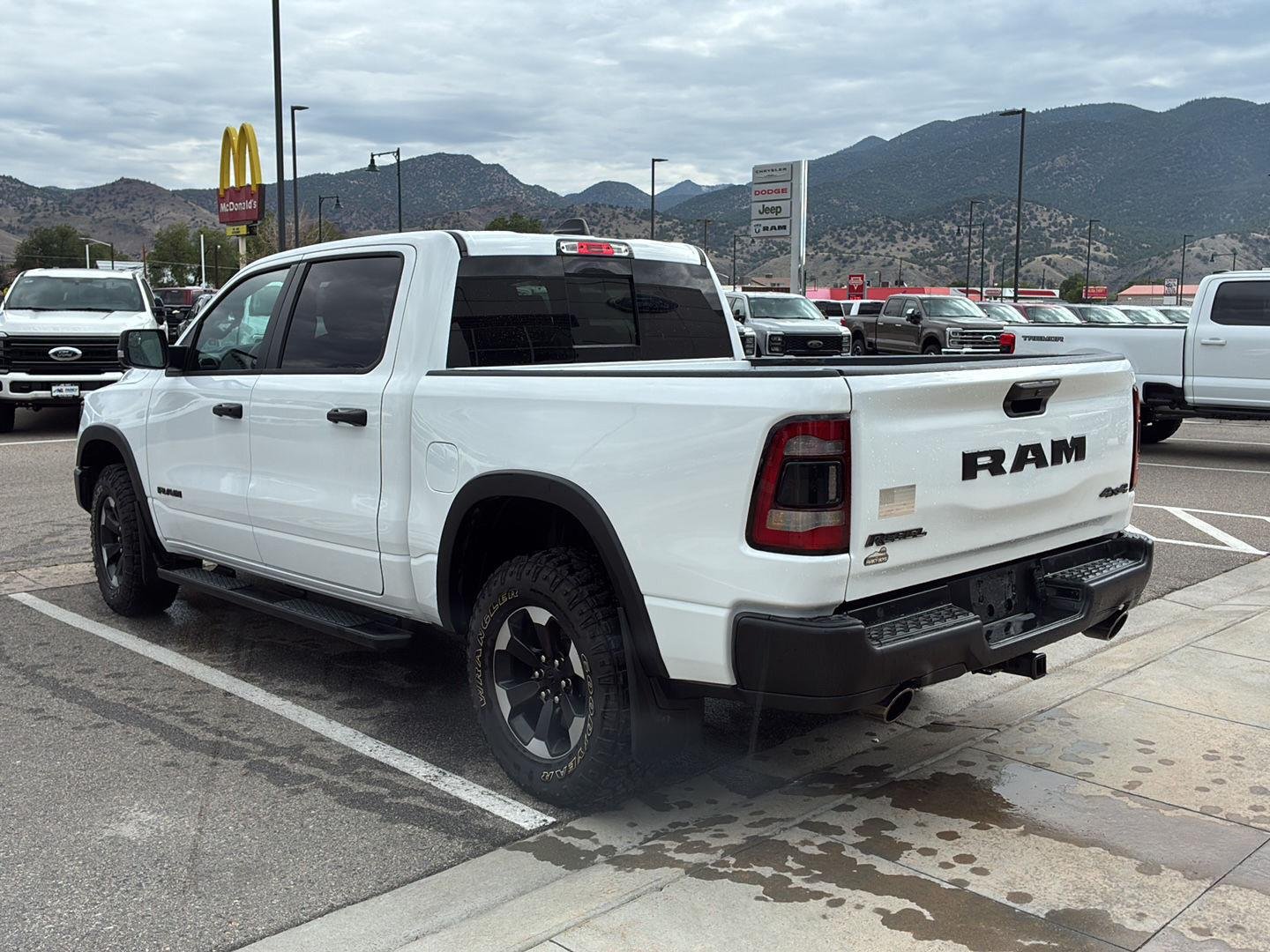 Used 2022 Bright White Clearcoat Ram Rebel image 4